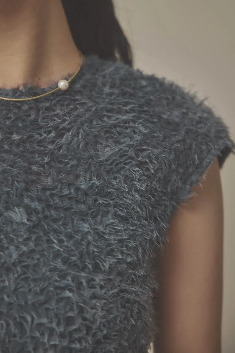 グレーの2wayエプロンドレス