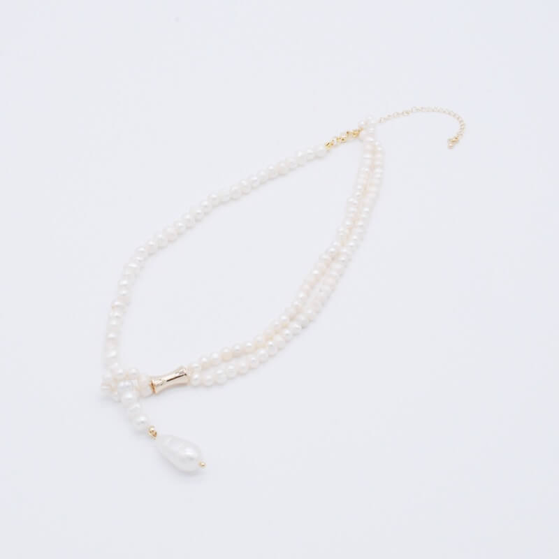 ポイントパールネックレス