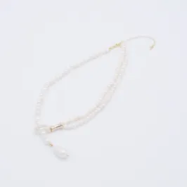 ポイントパールネックレス