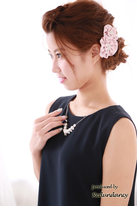 ネイビーのゆったりシンプルミニ丈ドレス