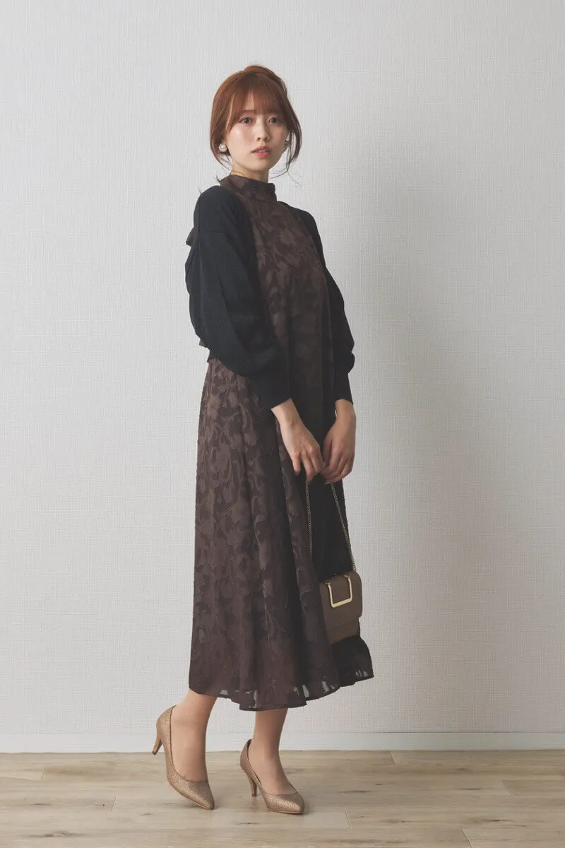 囲みパールイヤリング