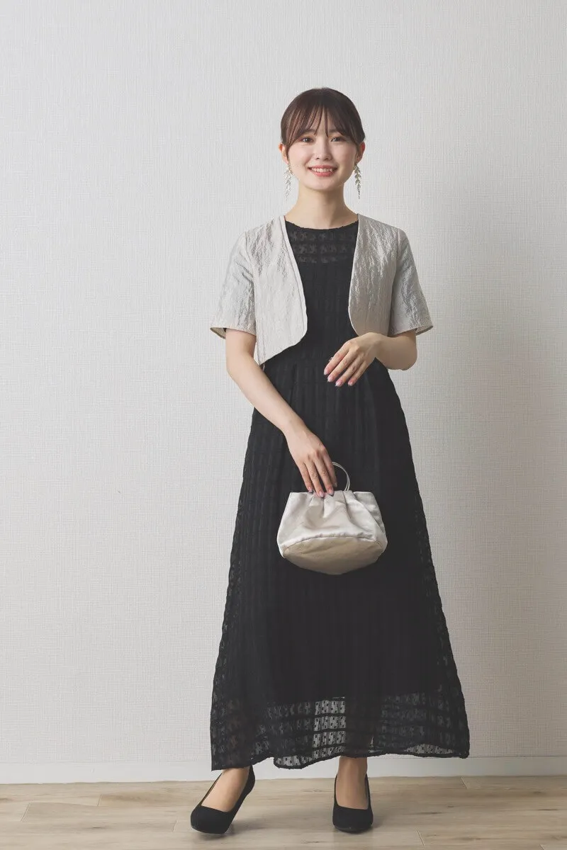 ベージュのヴィンテージボレロ