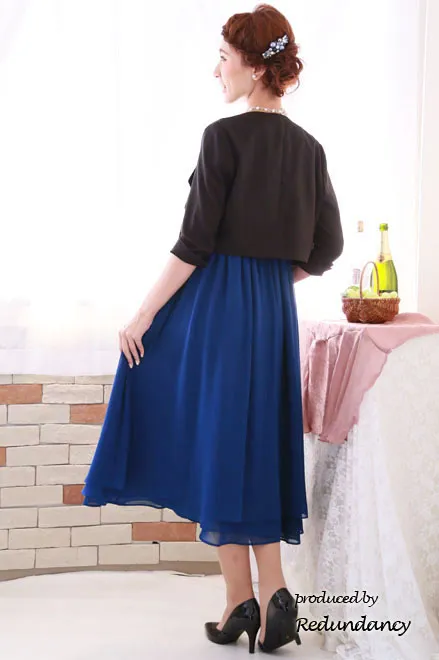 ブルーとシルバーパールのコーム