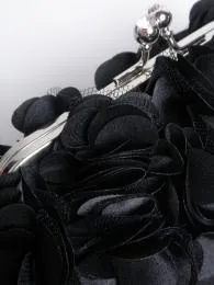 ゴールドのハイウエスト切替サテンドレスコーディネートセット