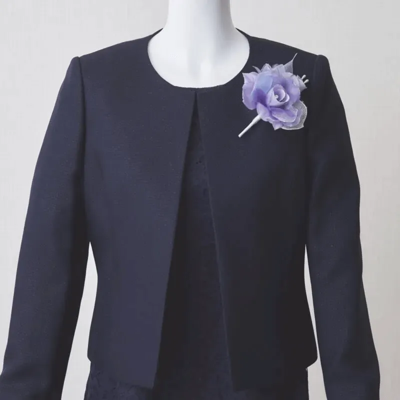 ラベンダーのフラワーコサージュ