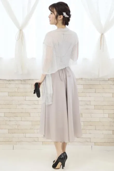 パールとビジューのフラワーコーム