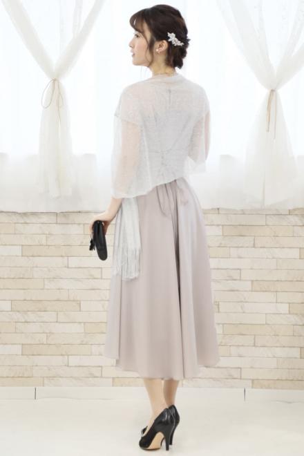 パールとビジューのフラワーコーム