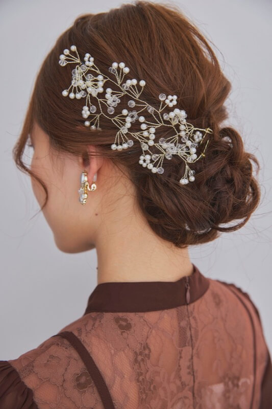 ミニパールのヘッドドレス