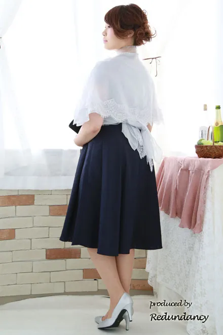 シルバーの袖付きオーガンジーストール