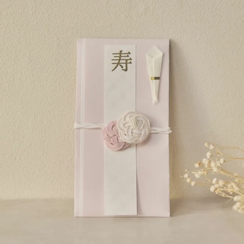 ラベンダーのモヘアの祝儀袋