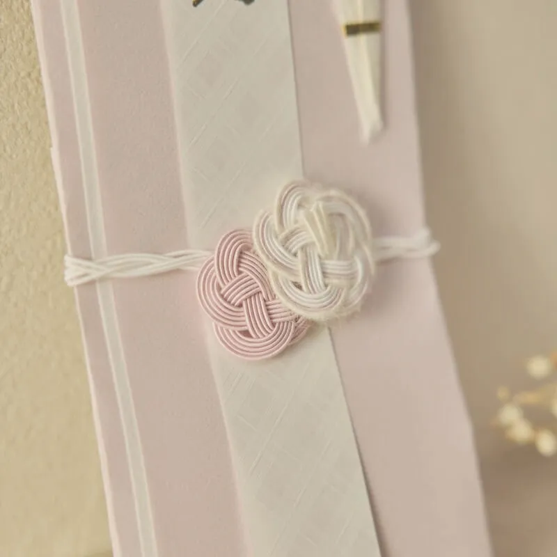 ラベンダーのモヘアの祝儀袋