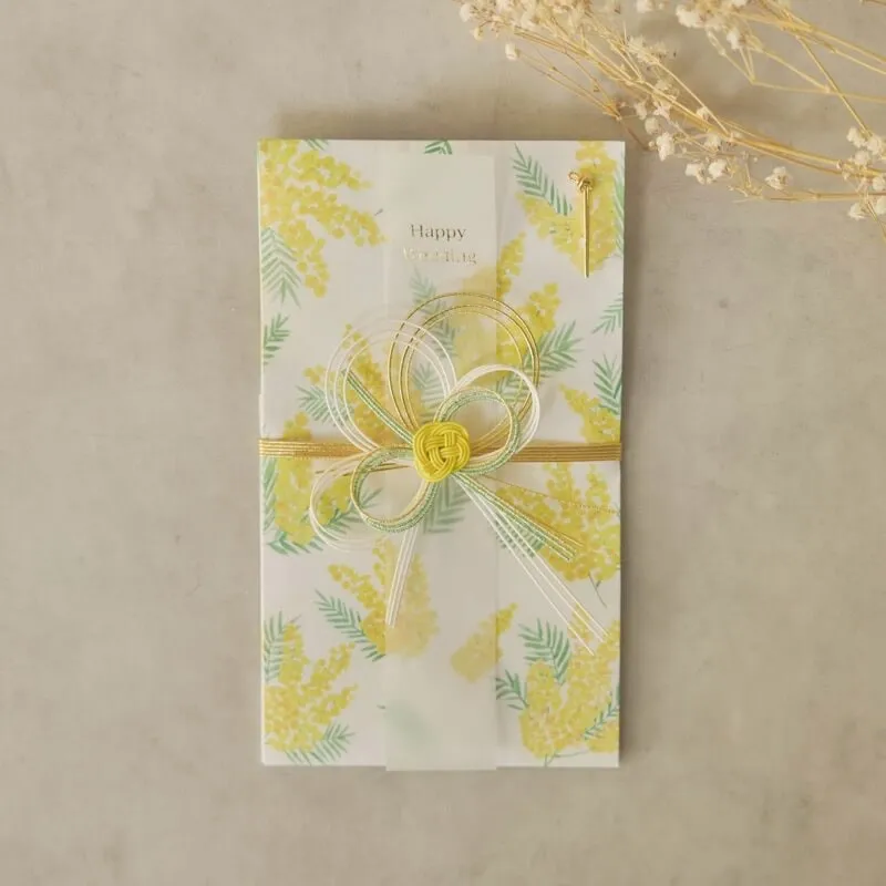 ミモザの祝儀袋