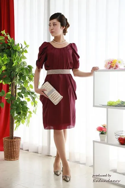 ピンクグレーパールのベルト