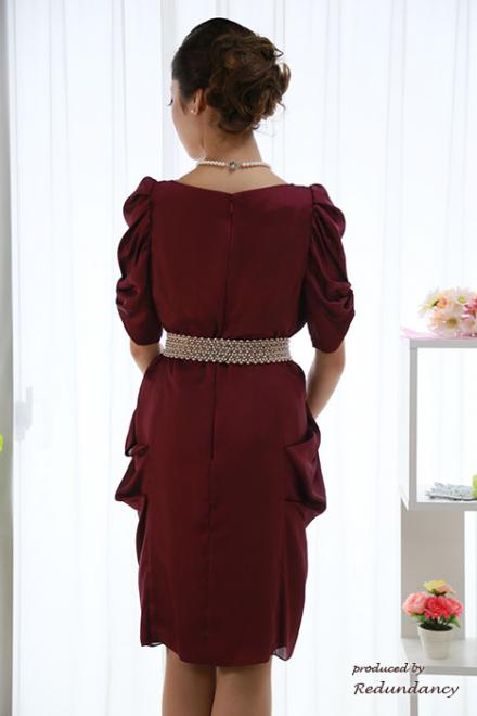 ピンクグレーパールのベルト