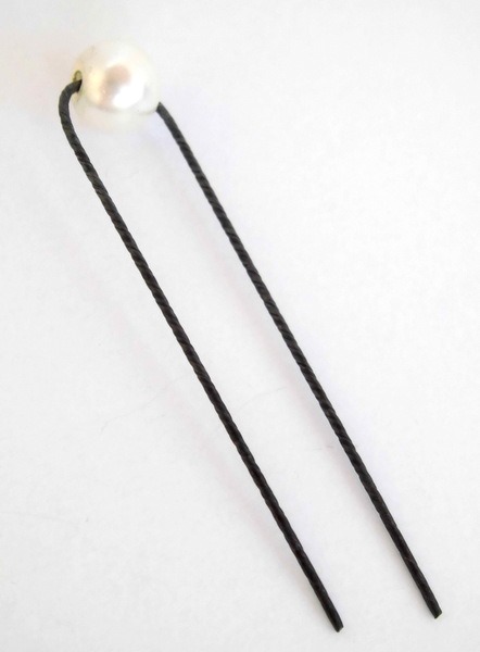 ホワイトミニパールのピン(10本セット)