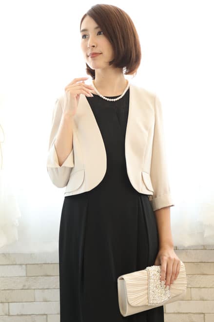 ブラックのビスチェ風ガウチョパンツドレス