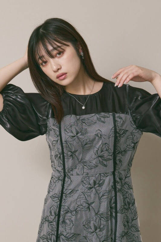 シルバーチェーンの1粒パールネックレス