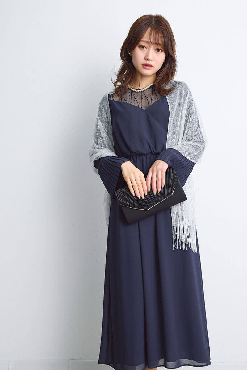 コットンパール×ビジューのイヤリング