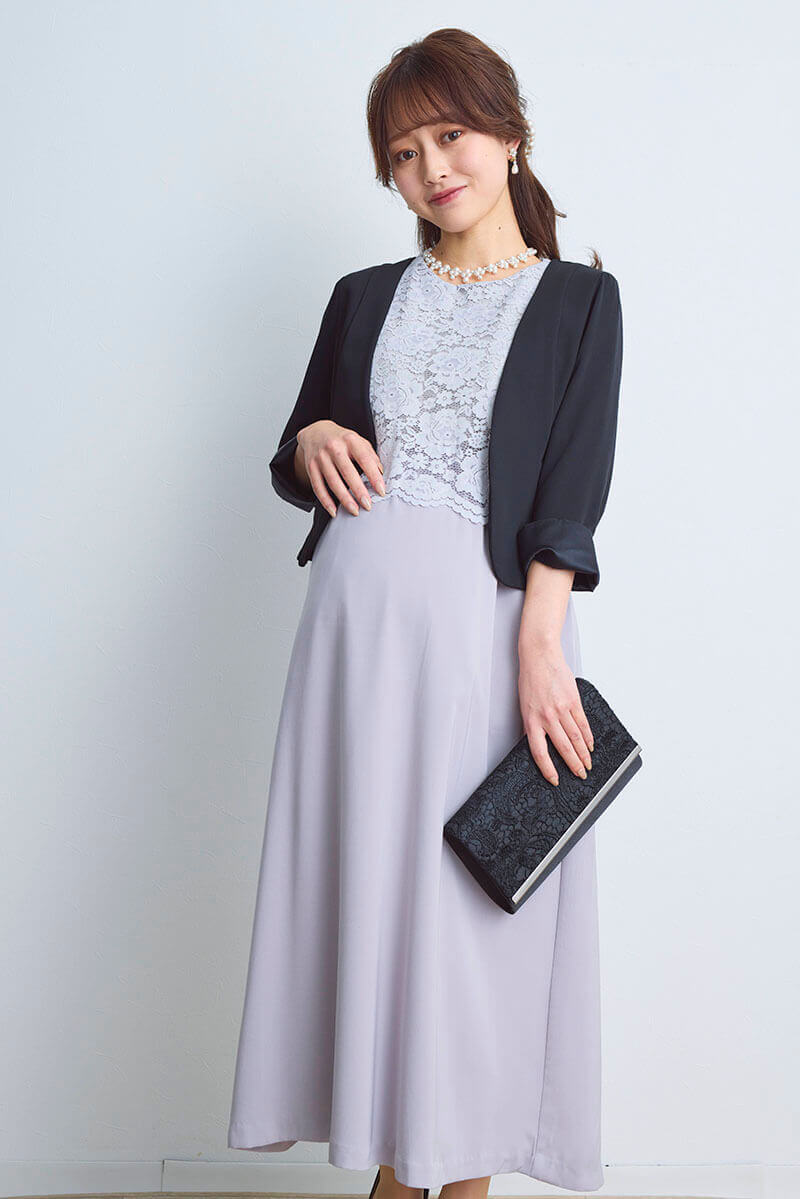 トライアングルパールネックレス