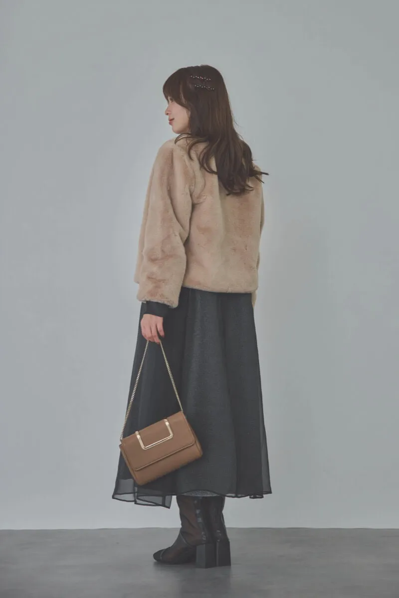 ブラックのマットカルゼオーガンドレス