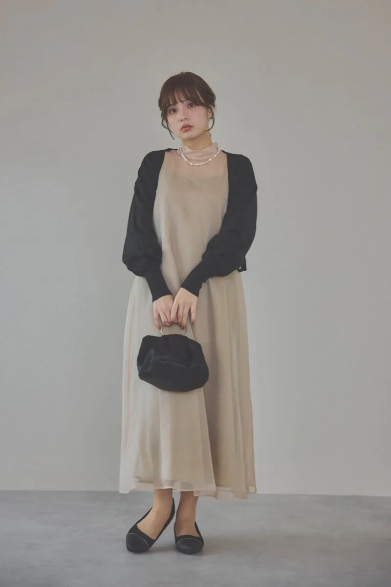 イエローのマットカルゼオーガンドレス