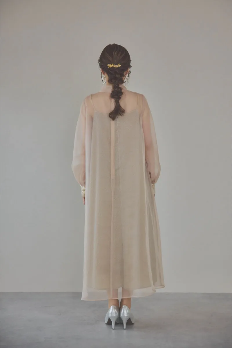 イエローのマットカルゼオーガンドレス