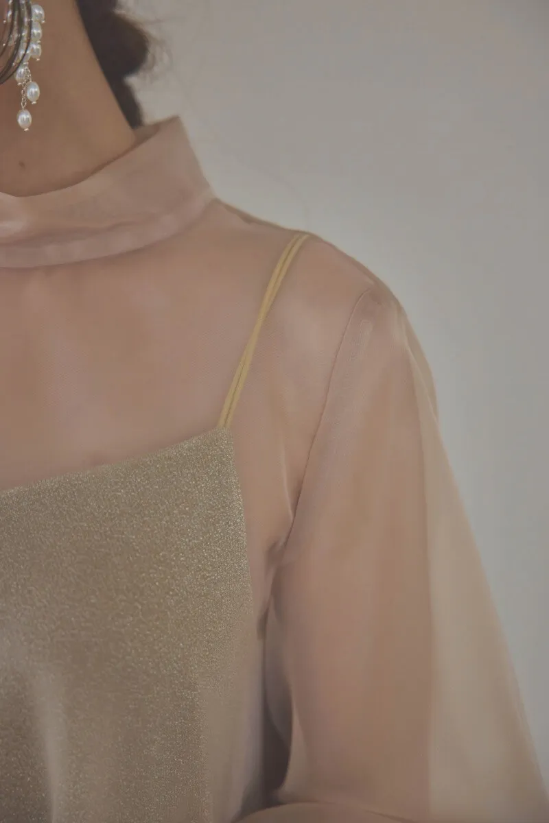 イエローのマットカルゼオーガンドレス