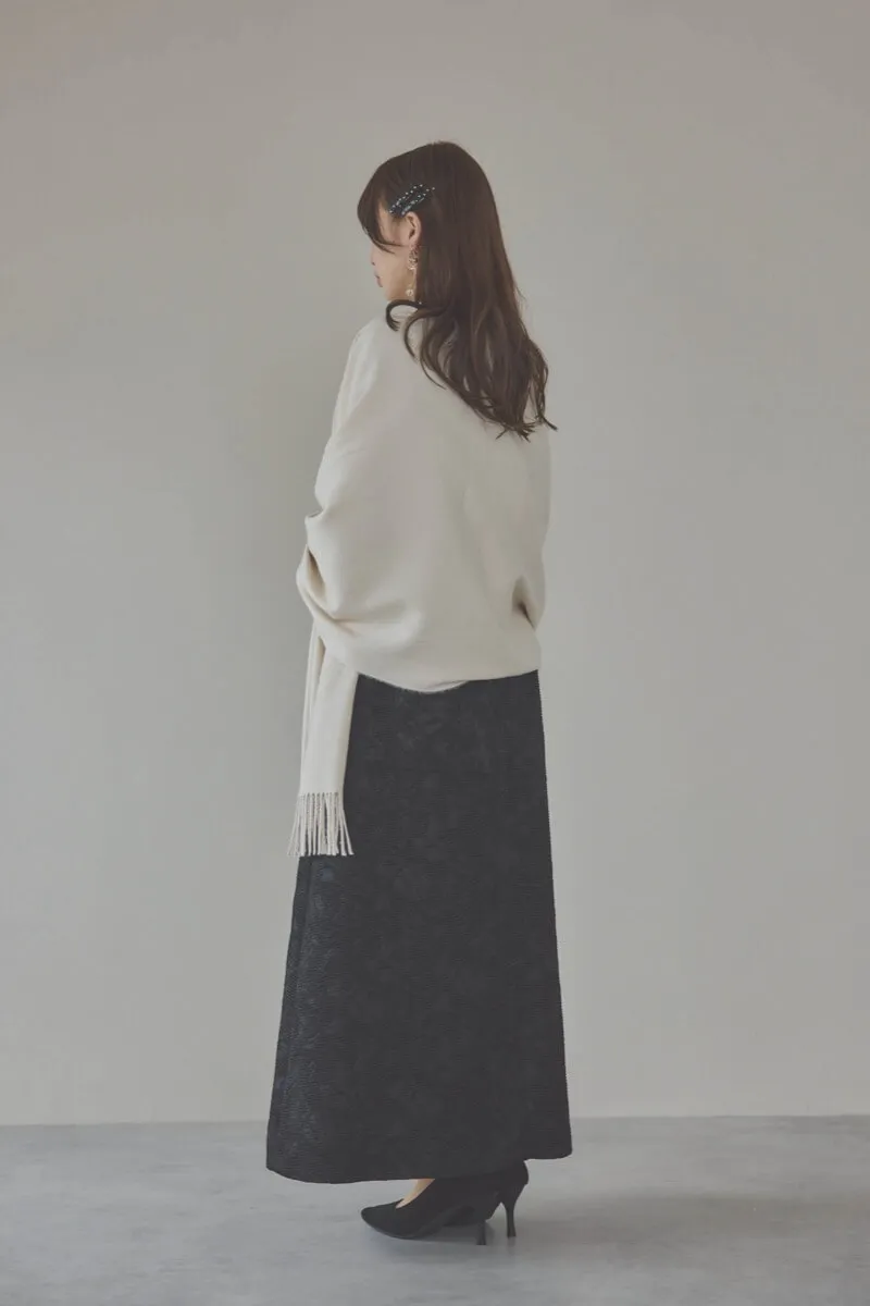 ブラックのアシンメトリーバックリボンドレス