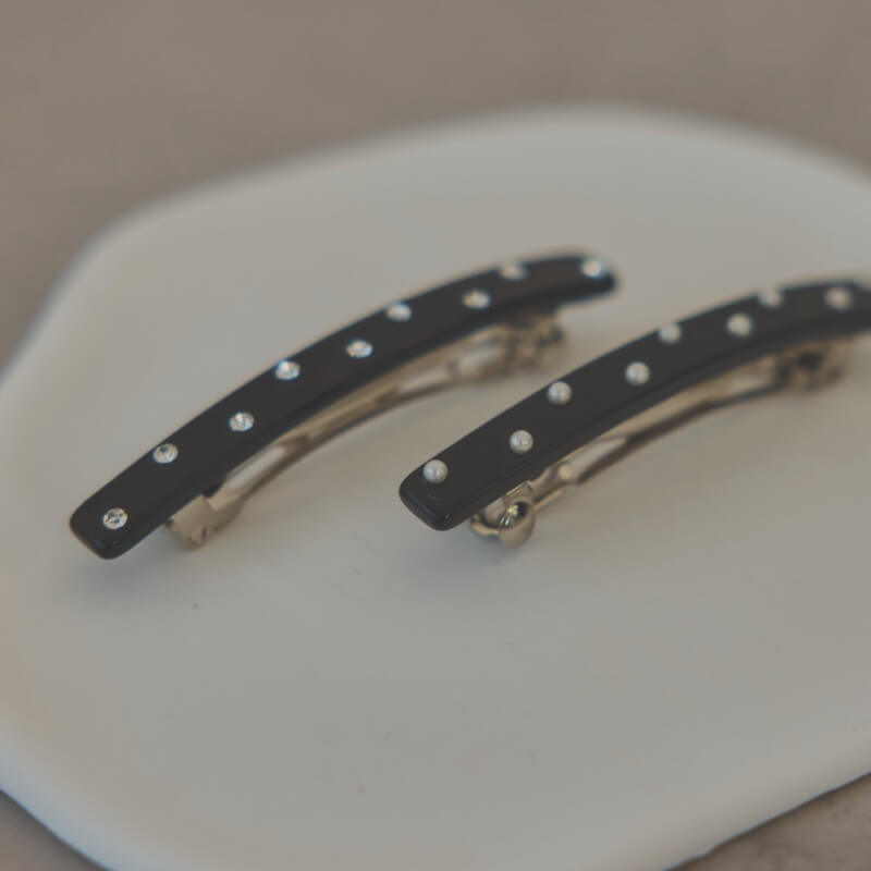 ブラックのミニバレッタ(2本セット)