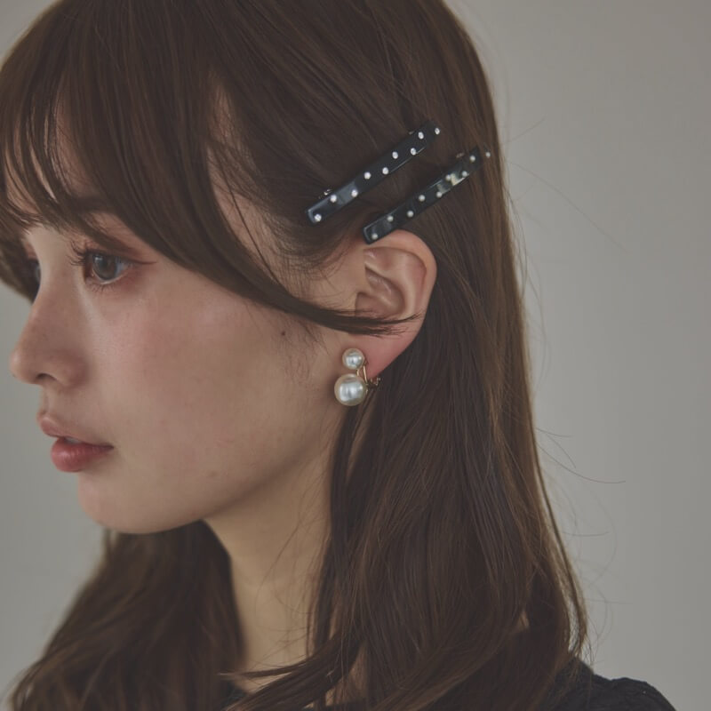 ブラックのミニバレッタ(2本セット)