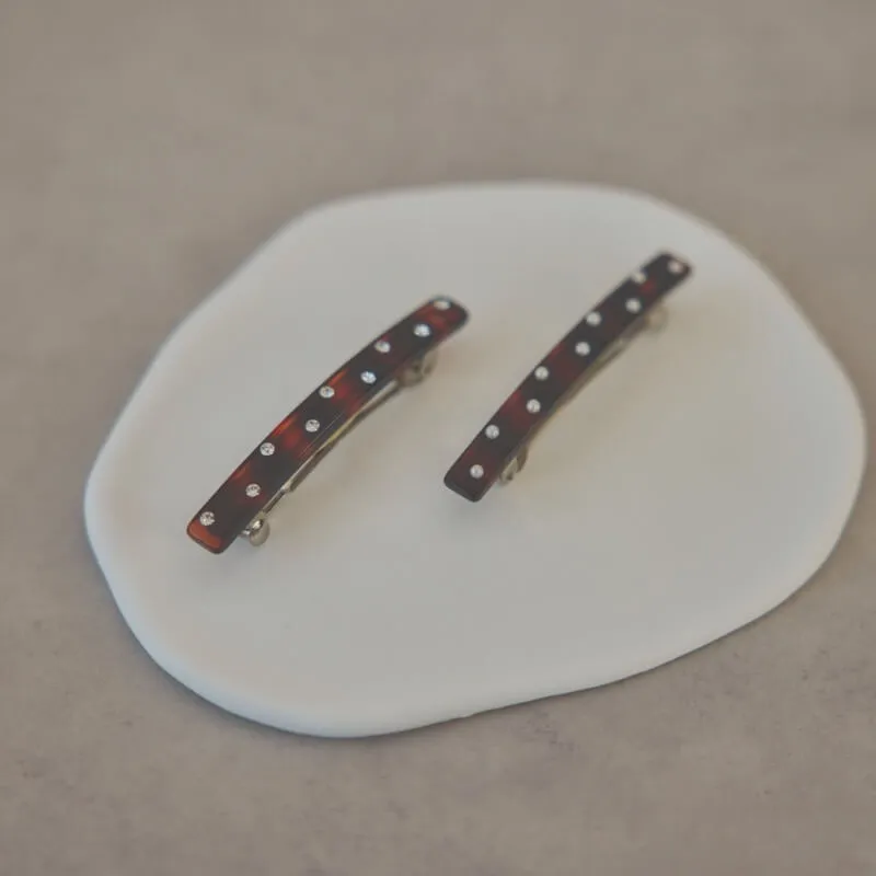 ブラウンのミニバレッタ(2本セット)