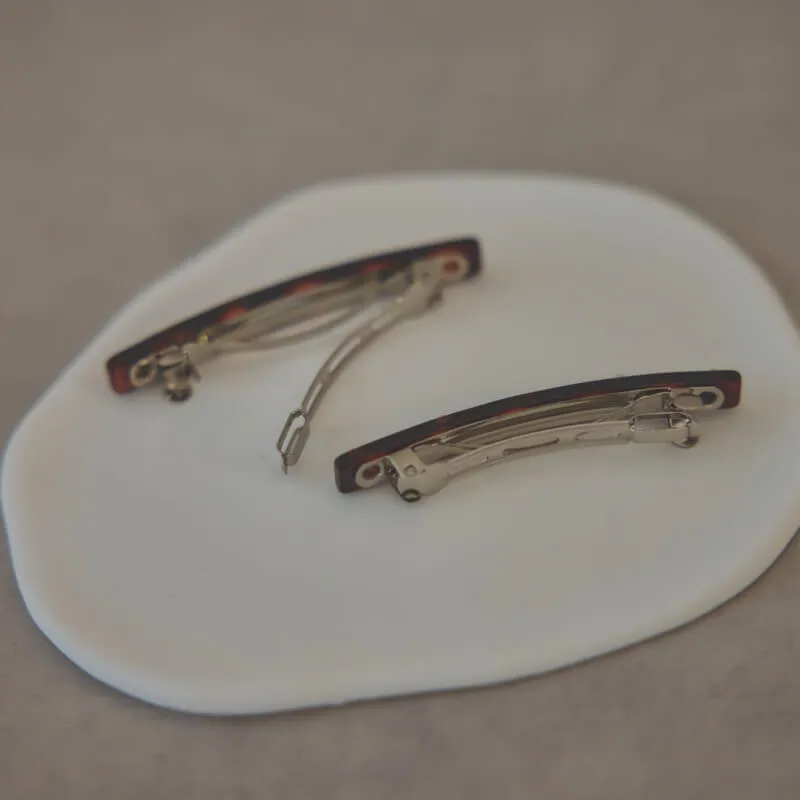 ブラウンのミニバレッタ(2本セット)