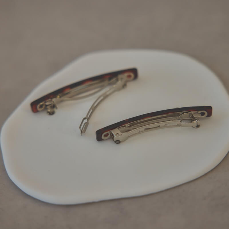 ブラウンのミニバレッタ(2本セット)