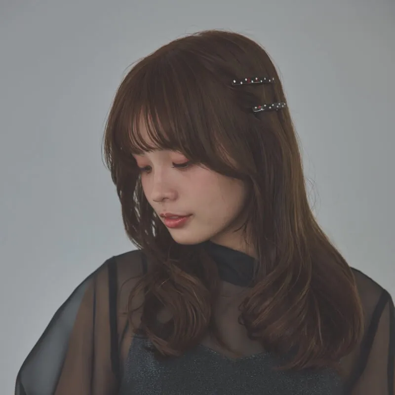 ブラウンのミニバレッタ(2本セット)