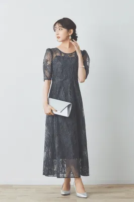 ダークグレー kaene ドレス