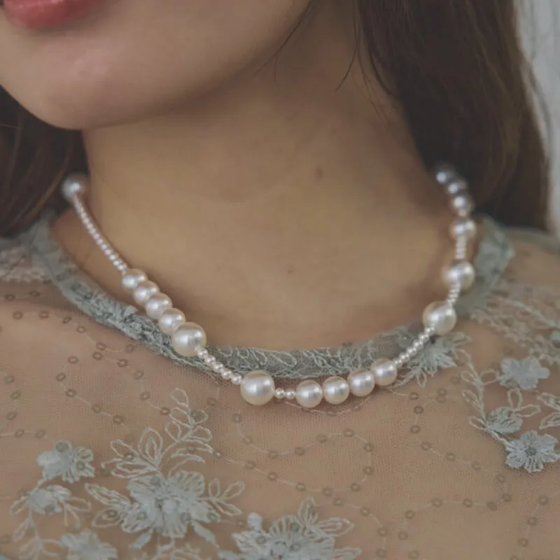 ランダムパールネックレス