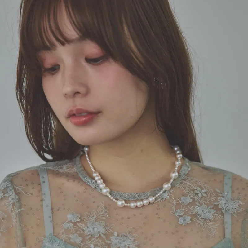 ランダムパールネックレス