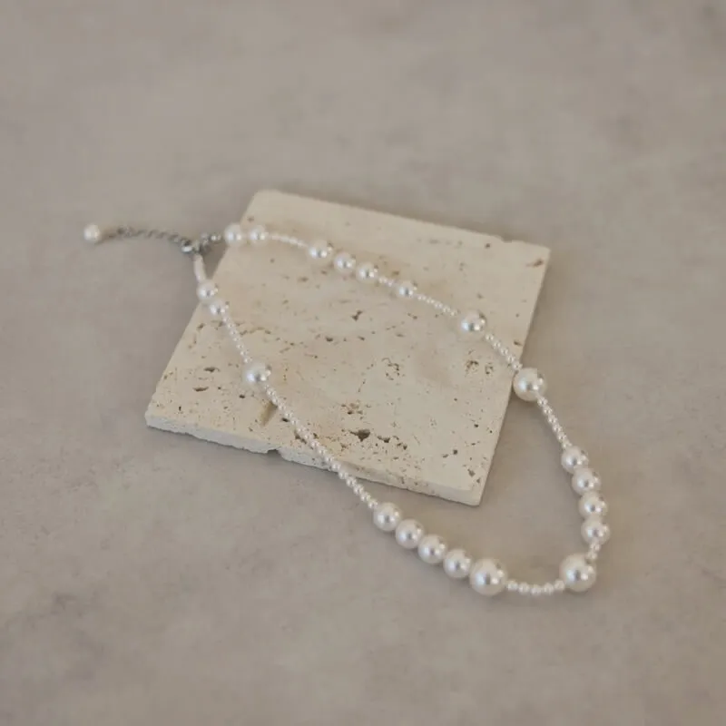 ランダムパールネックレス