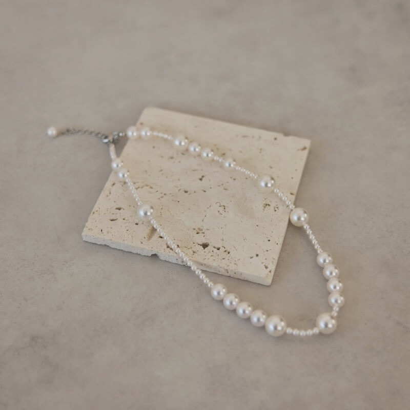 ランダムパールネックレス