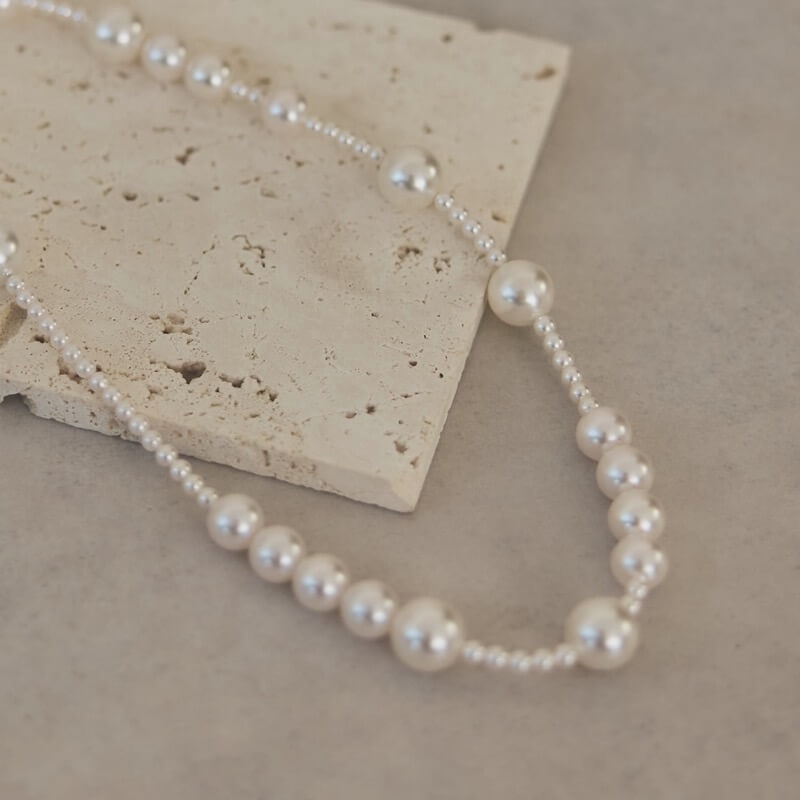 ランダムパールネックレス