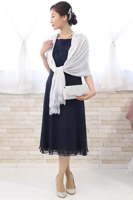 シルバーのフリンジストール