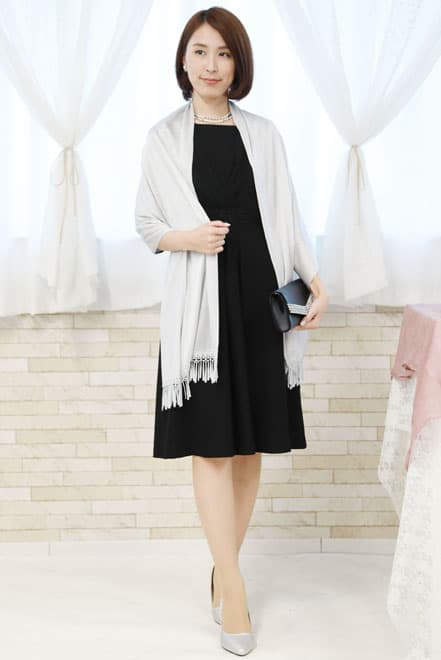 シルバーのフリンジストール