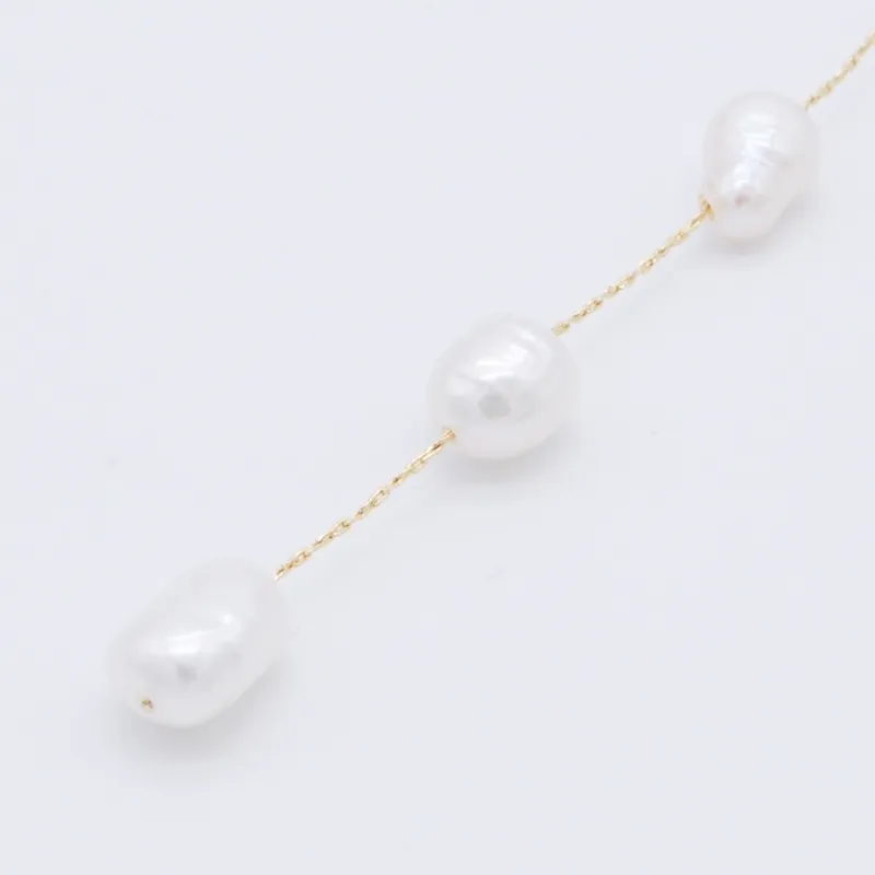 ドロップパールイヤリング