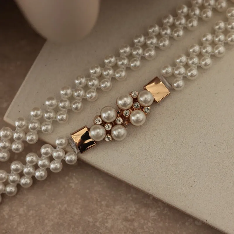 ポイントビジュのパールゴムベルト