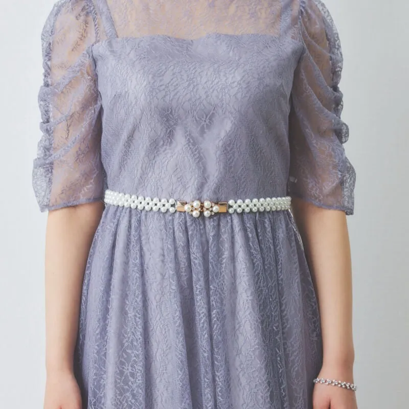 ポイントビジュのパールゴムベルト