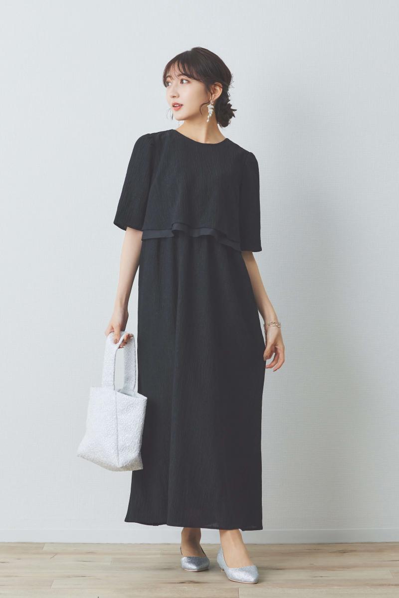 シルバーチェーンのブーケイヤリング