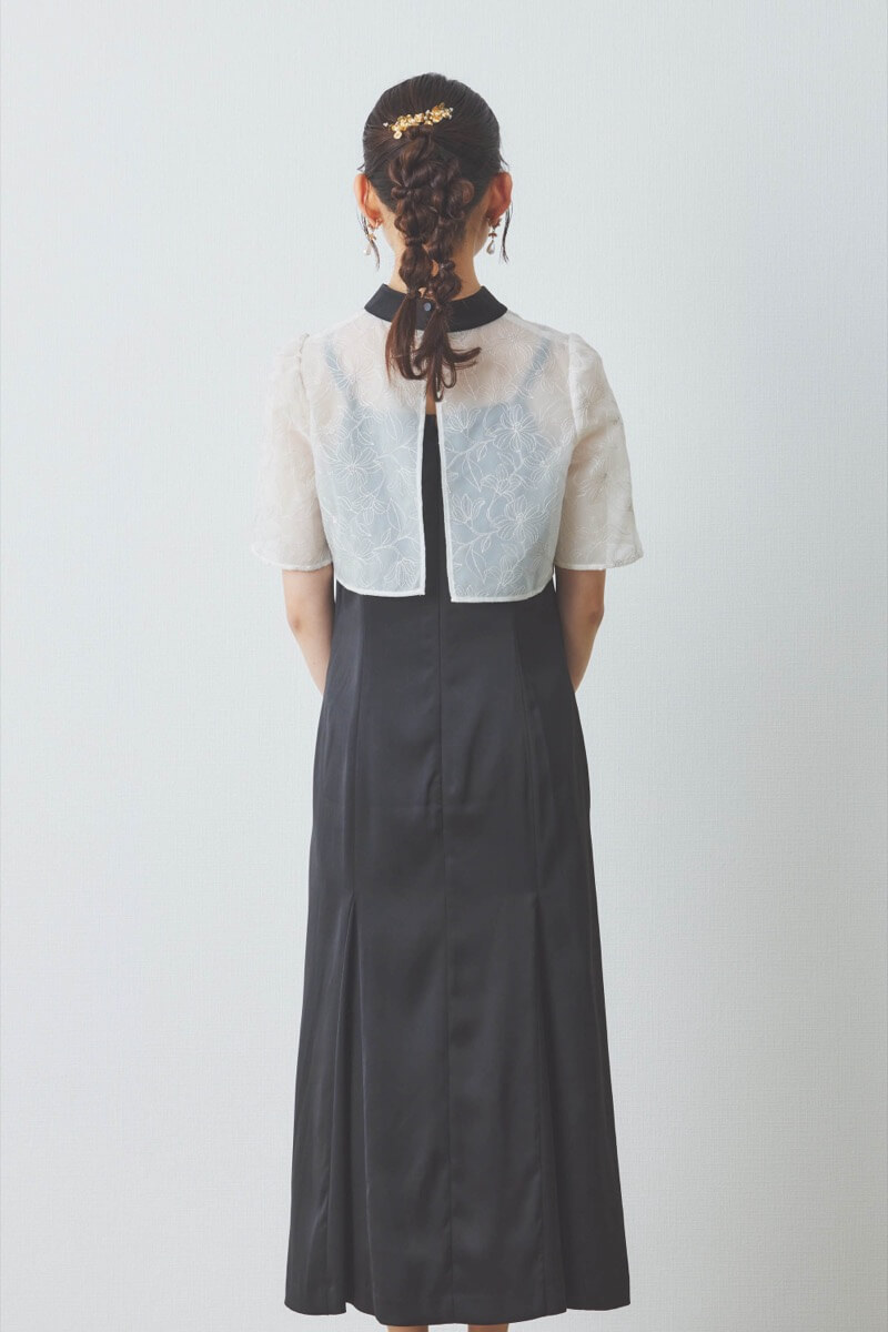 アンティークフラワーバレッタ