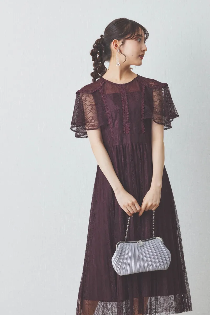 シルバーのアンティークフラワーイヤリング