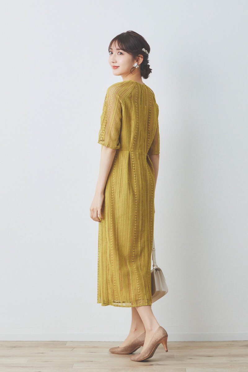 ライスパール×ビーズのボリュームイヤリング