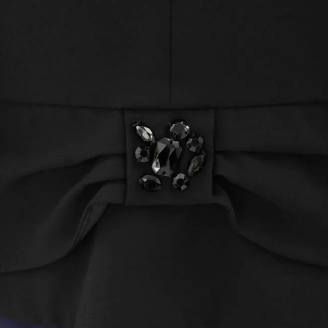 黒のジャケット風長袖ボレロ